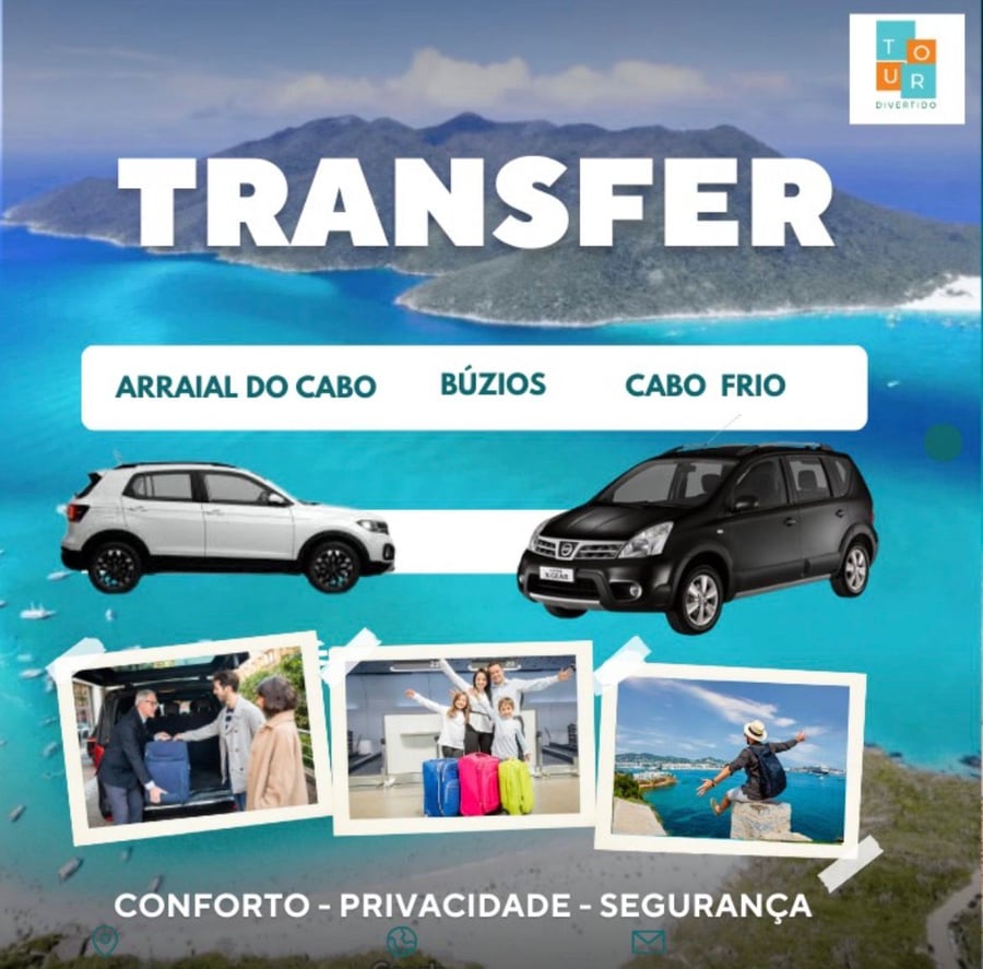 Transfer Privativo em Arraial, Búzios e Cabo Frio