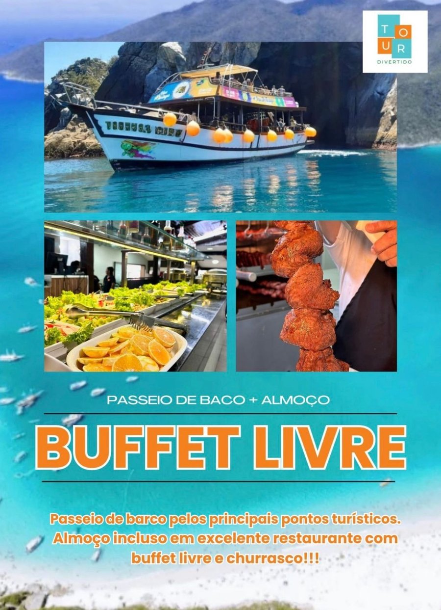 Barco Arraial com Almoço