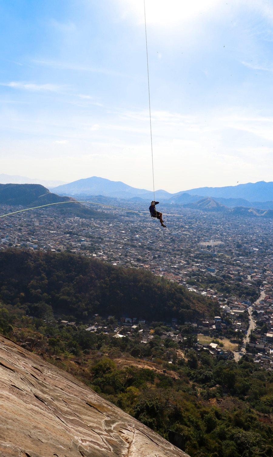 Trilha e RapelPedra do Nariz