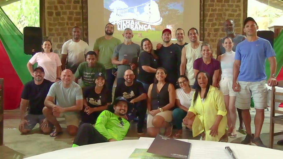 Turma da Trilha de Liderança no Vale do Moxuara