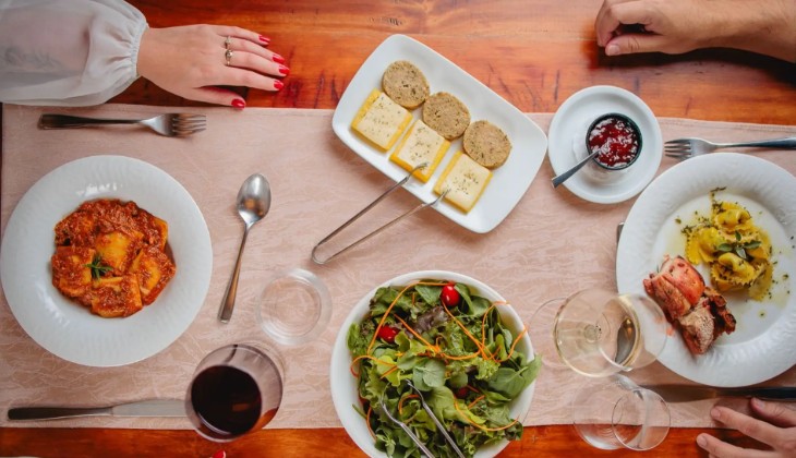 Almoço Típico Italiano, Restaurante Maria Valduga