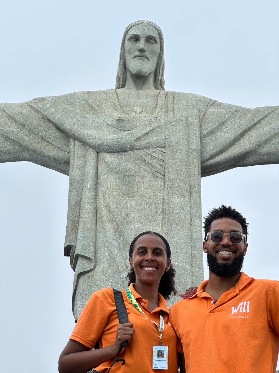 Fotógrafos no Cristo Redentor