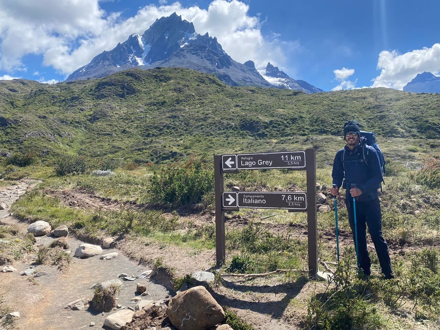 Visual do Camping Paine Grande