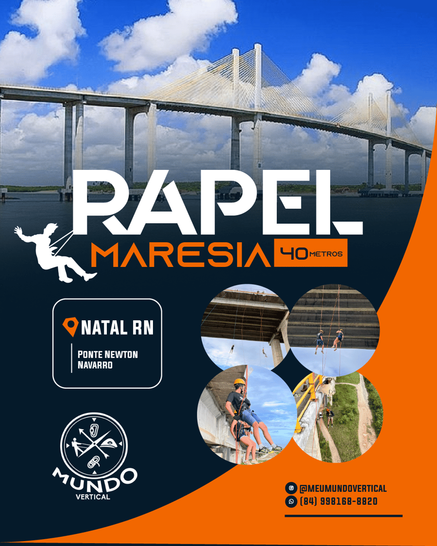Rapel Redinha na Ponte Newton Navarro em Natal