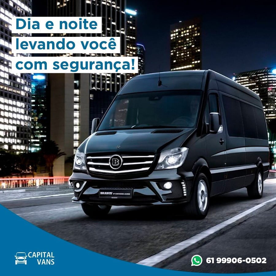 ALUGUEL DE VAN PARA TRANSFER DE BRASÍLIA A GOIÂNIA