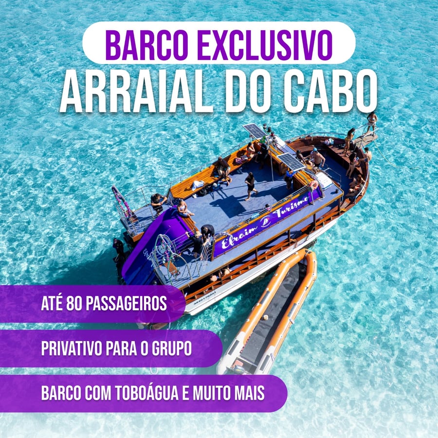 Passeio de barco exclusivo 