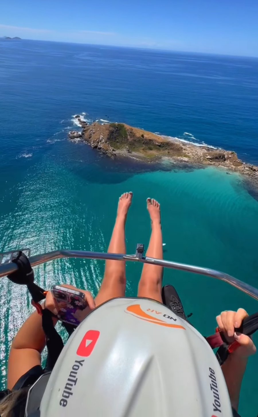 Voo de Paramotor em Arraial do Cabo