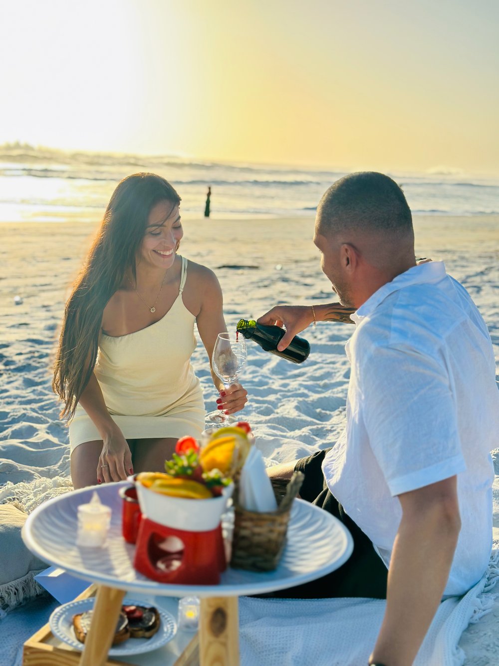 Pique Nique Romântico na Praia