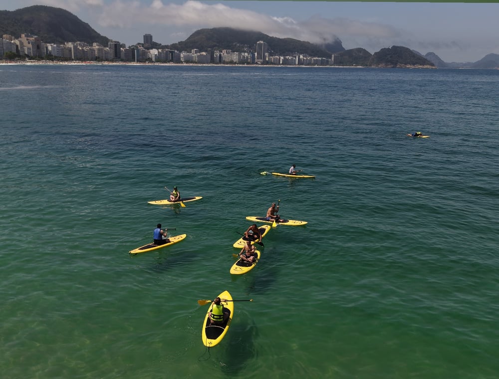 SUP EM COPACABANA - Nascer do Sol com a Kmon Adventure