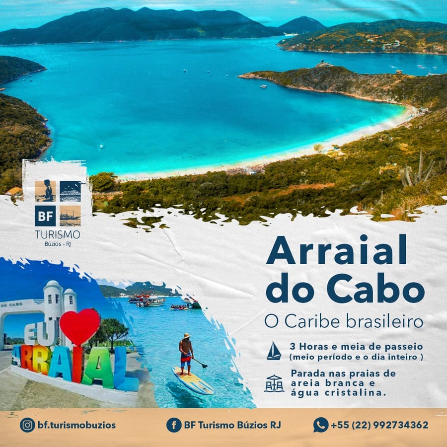 Full day Arraial do Cabo (saíndo de Búzios)