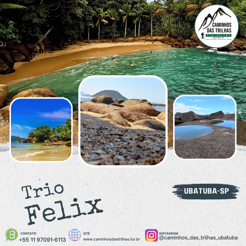 Explore o Trio Felix: Conheça as Praias Secretas e Preservadas de Ubatuba-SP