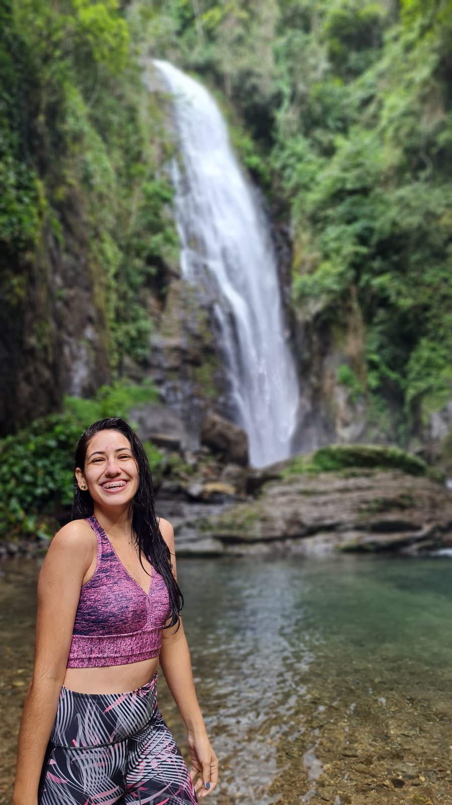 Trilha do Vale das Ostras com queda do meu deus.