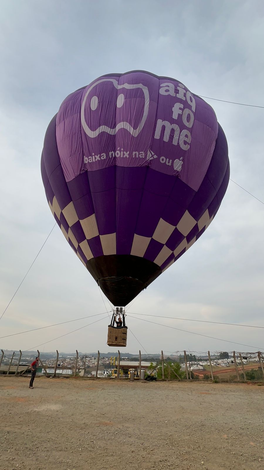 Voo de balão em minas gerais