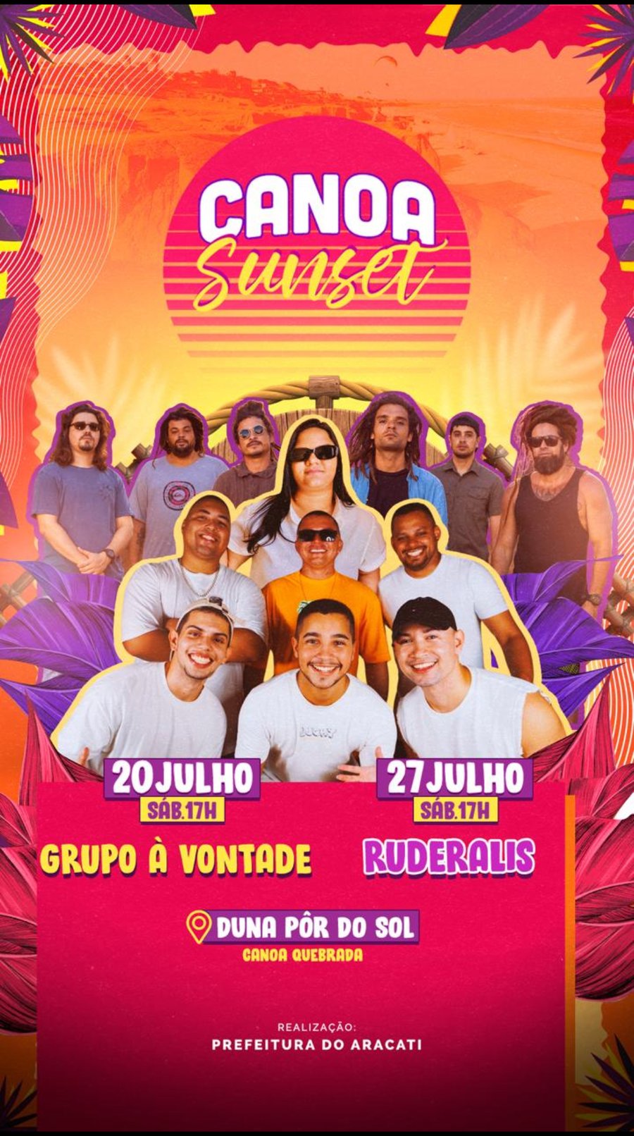 Guia de Férias: Duna do Pôr do Sol em Canoa Quebrada - Natureza, Música e Relaxamento