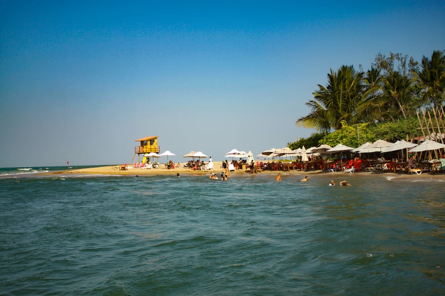  Praia da Boca da Barra, em Boipeba.