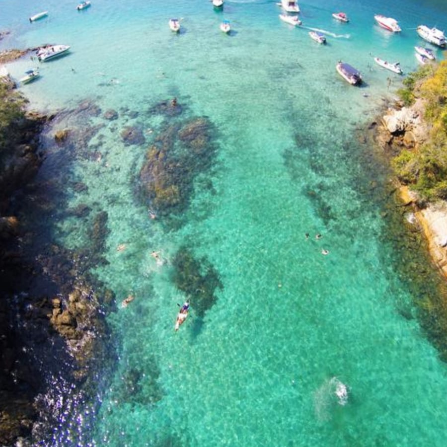 Essa é a foto da Lagoa Azul, uma das nossa paradas