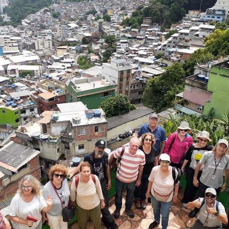 Nuestro grupo en la Rocinha