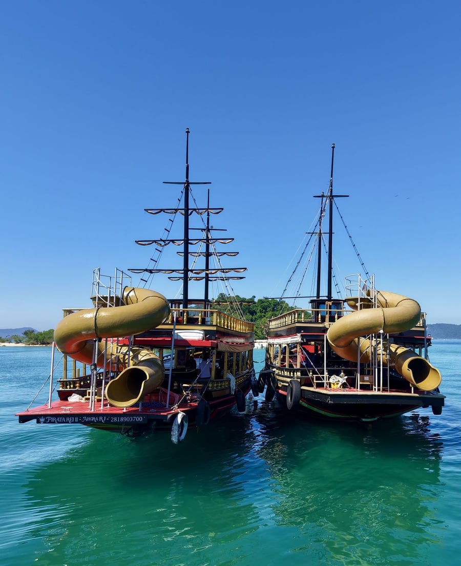 El tobogán del Barco Pirata