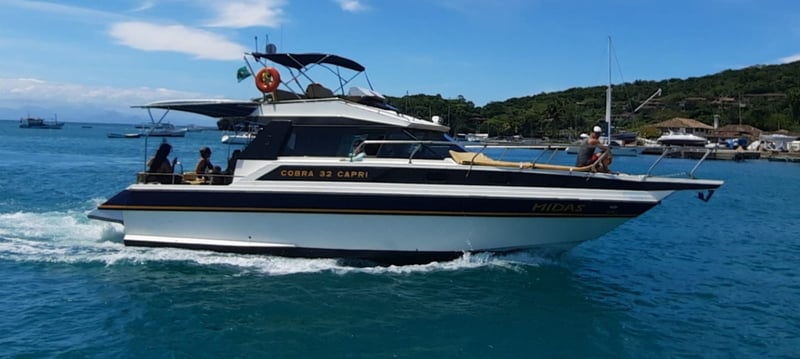 Lancha 32 pés (12 pessoas)