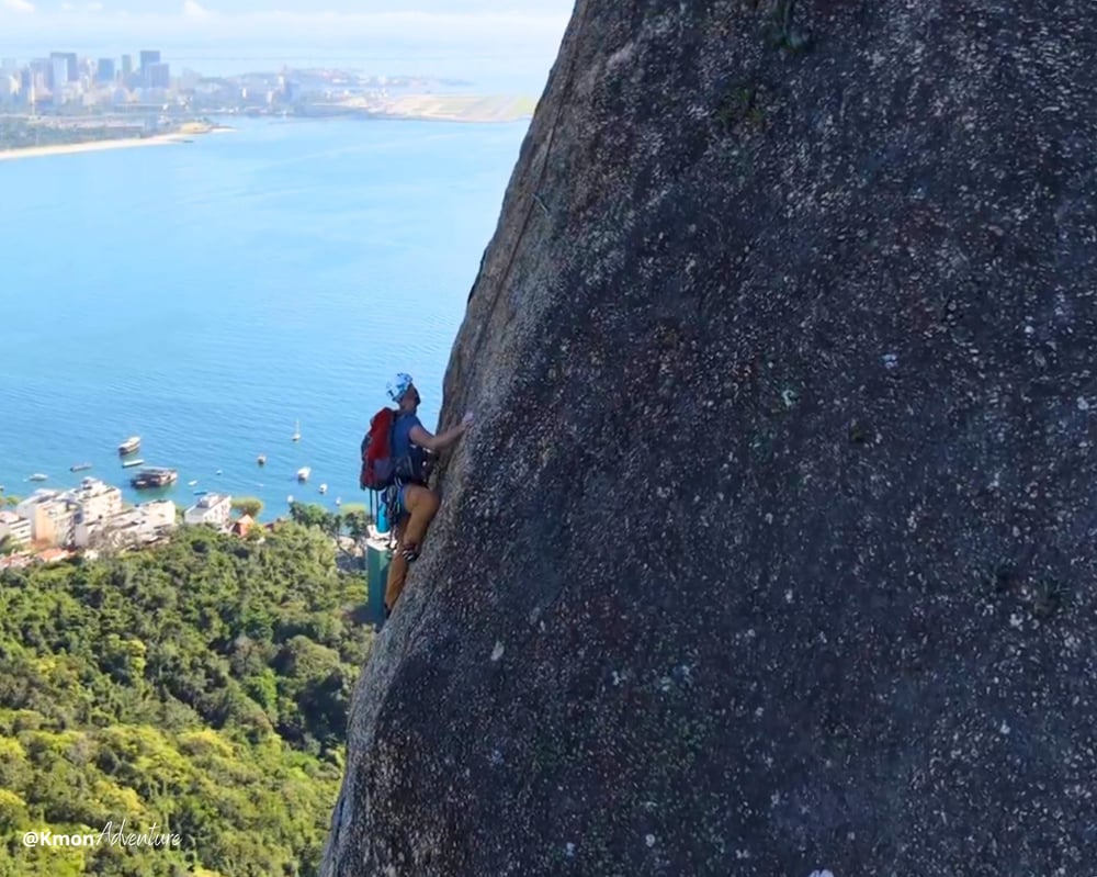ESCALADA, VIA ITALIANOS COM SECUNDO - PÃO DE AÇÚCAR - RIO DE JANEIRO