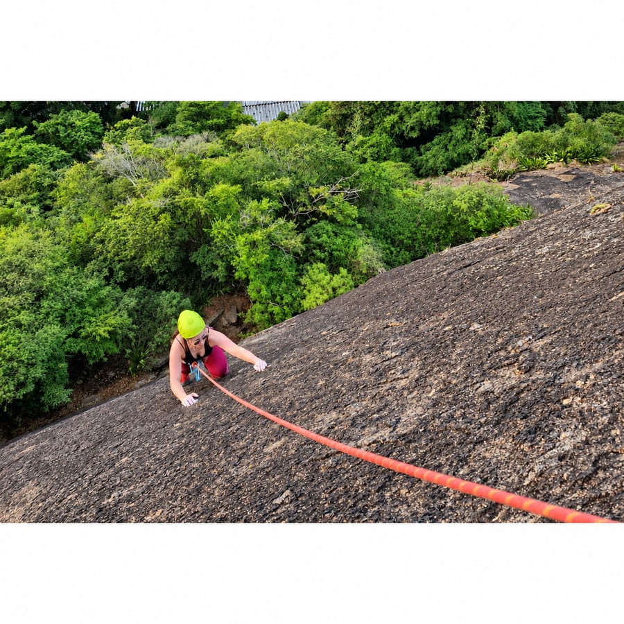 Batismo de Escalada - aula de escalada para iniciantes.