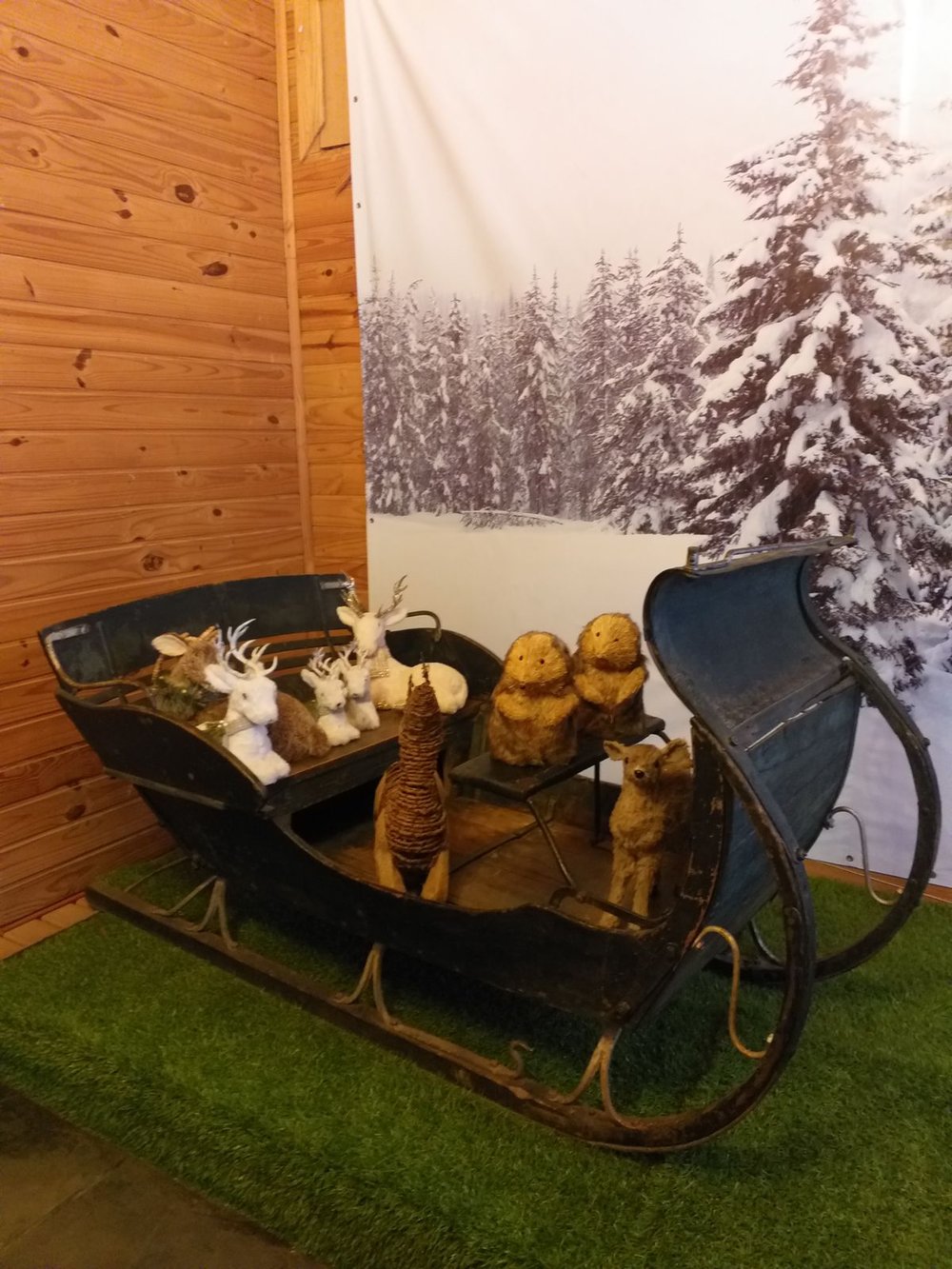 trenó casa do papai noel