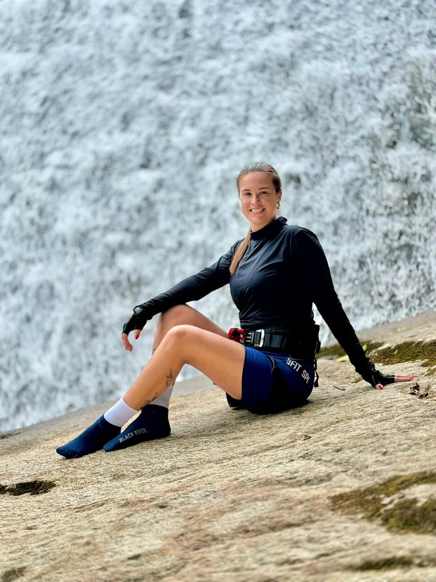 Rapel na Cachoeira Véu da Noiva 