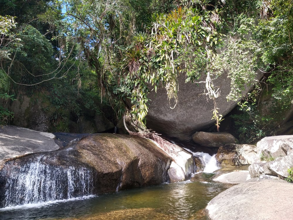 Primeiros poços - Parque Municipal das Cachoeiras