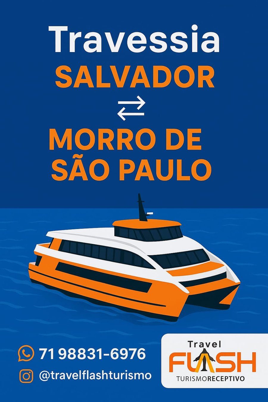 Travessia entre Salvador e Morro de Catamã