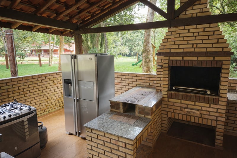 Quiosque de apoio para grupos