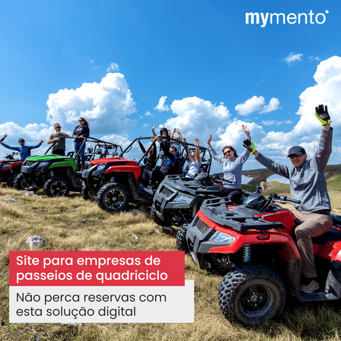 Site para empresas de passeios de quadriciclo: não perca reservas com esta solução digital