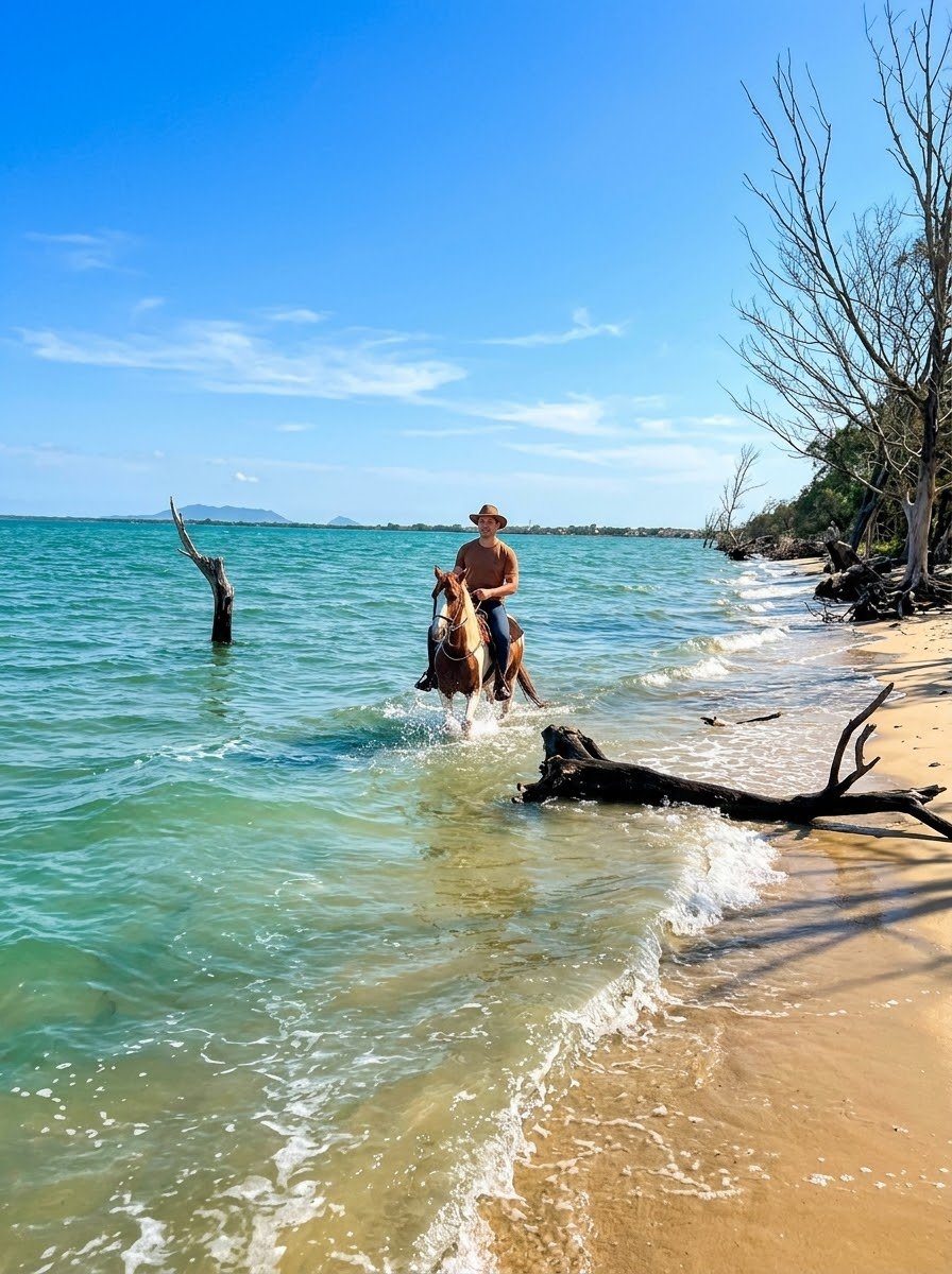 Passeio a Cavalo em Arraial do Cabo - Arubinha - Ponta da Alcaira