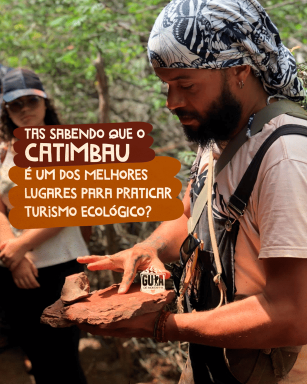 O Catimbau é palco para praticar turismo ecológico.