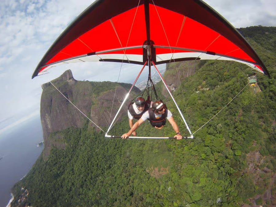 Voo de asa delta no Rio de Janeiro com instrutor - foto 8