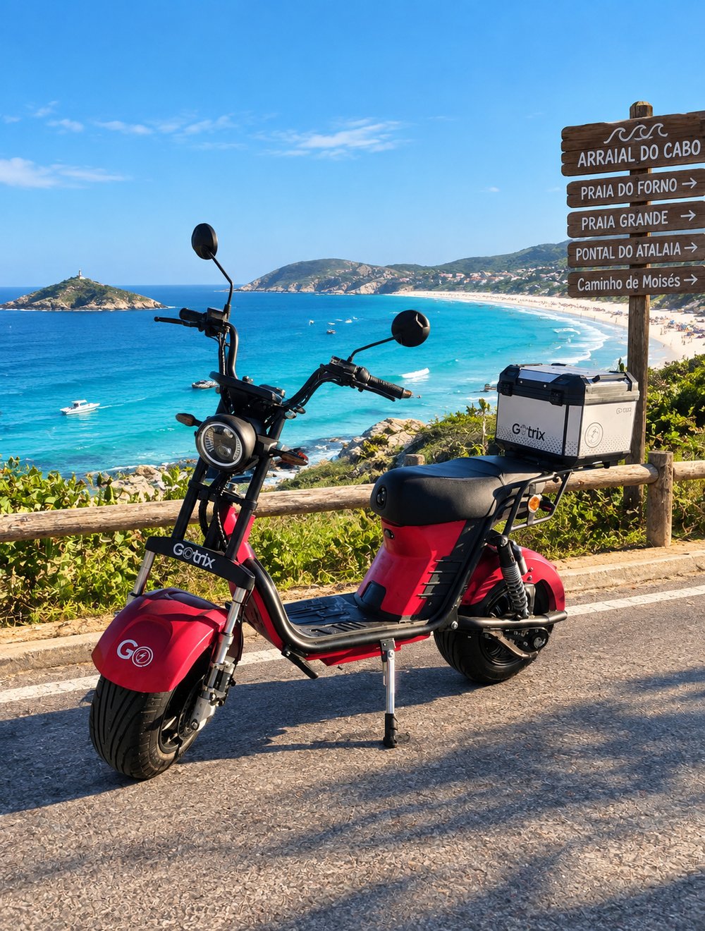 Aluguel de Moto elétrica em Arraial do Cabo