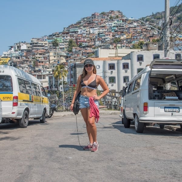 Rapel no Morro Dois Irmãos em grupo