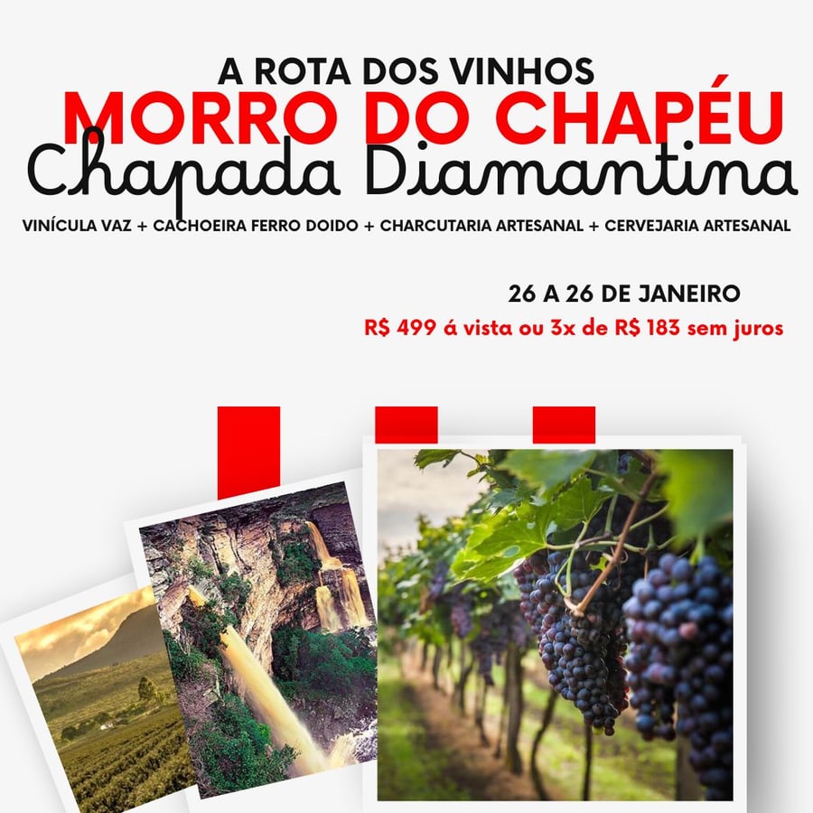 Rota do Vinho na Chapada Diamantina