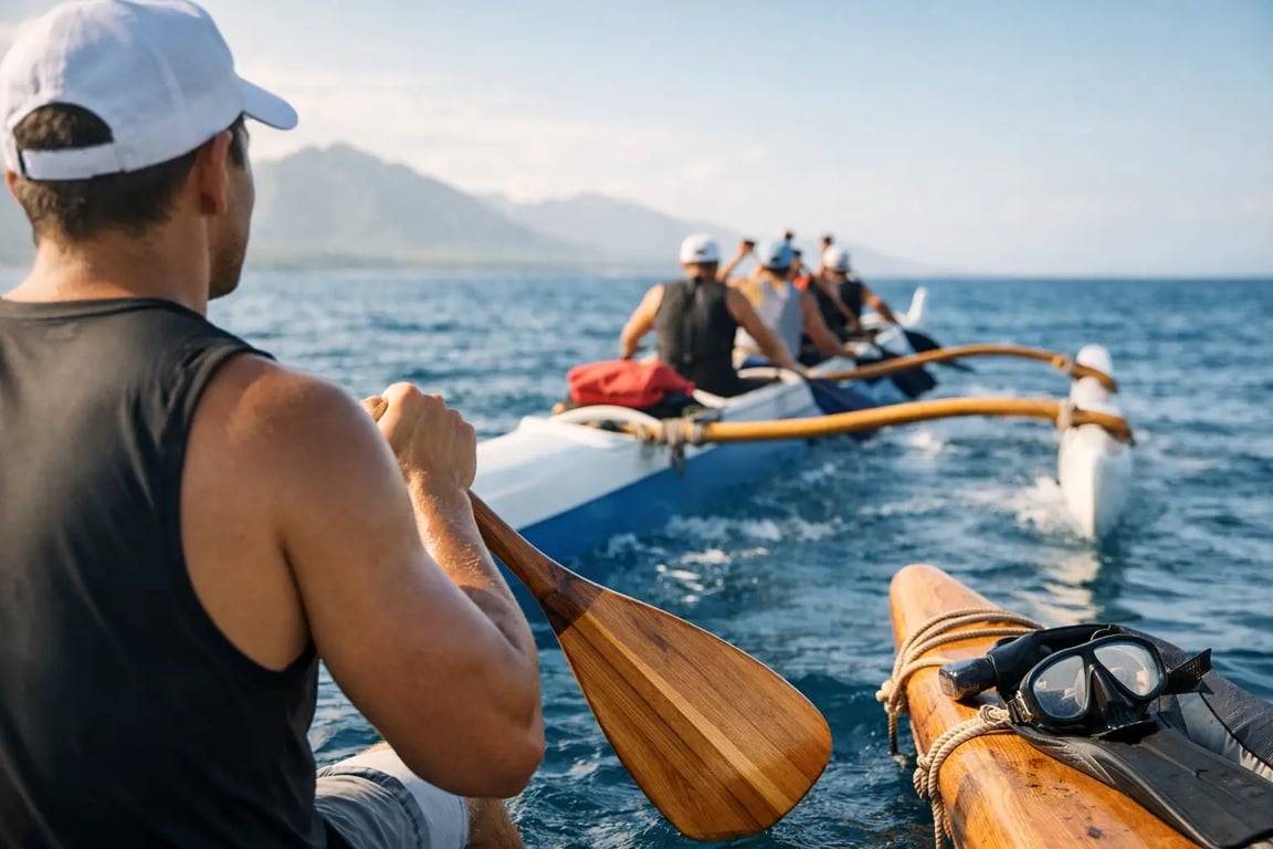 Como se preparar para travessia de canoa havaiana no mar