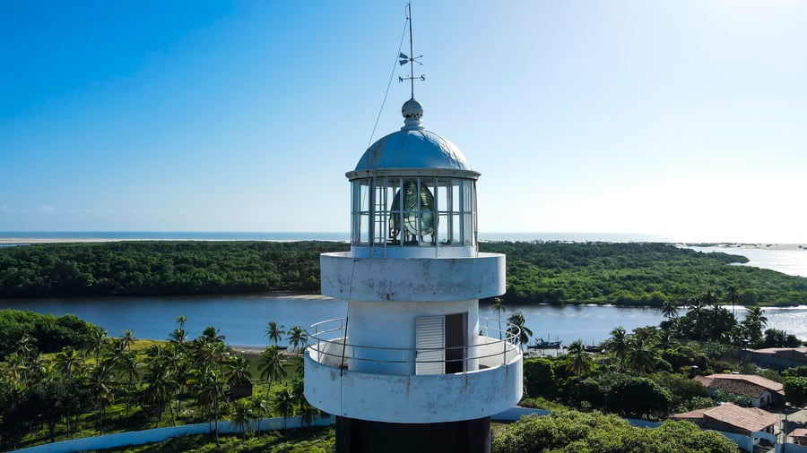 Farol do Rio Preguiças em Mandacaru