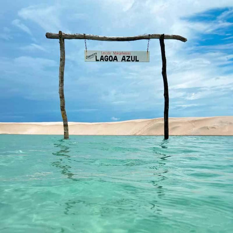 Explore o Parque Nacional dos Lençóis Maranhenses: Guia do Circuito Lagoa Azul em 4X4