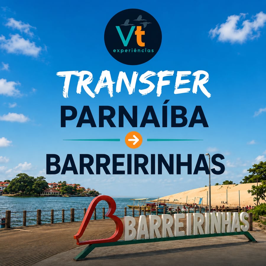 O transfer compartilhado de Parnaíba para Barreirinhas é uma opção prática, confortável e econômica para quem deseja seguir viagem até a porta de entrada dos Lençóis Maranhenses. 🌴🚐  O serviço da Victour Experiências é realizado em veículo climatizado, com embarque organizado e acompanhamento durante o trajeto, proporcionando mais segurança e tranquilidade aos passageiros.  Durante o percurso, você poderá apreciar belas paisagens do litoral nordestino e viajar com conforto até Barreirinhas, principal base para explorar os famosos Lençóis Maranhenses. ✨