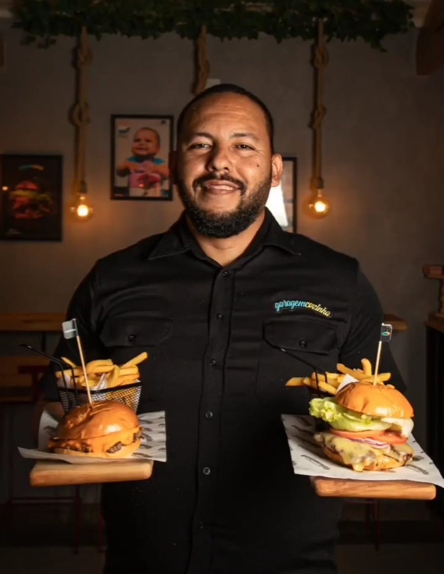 evento de burger em amparo