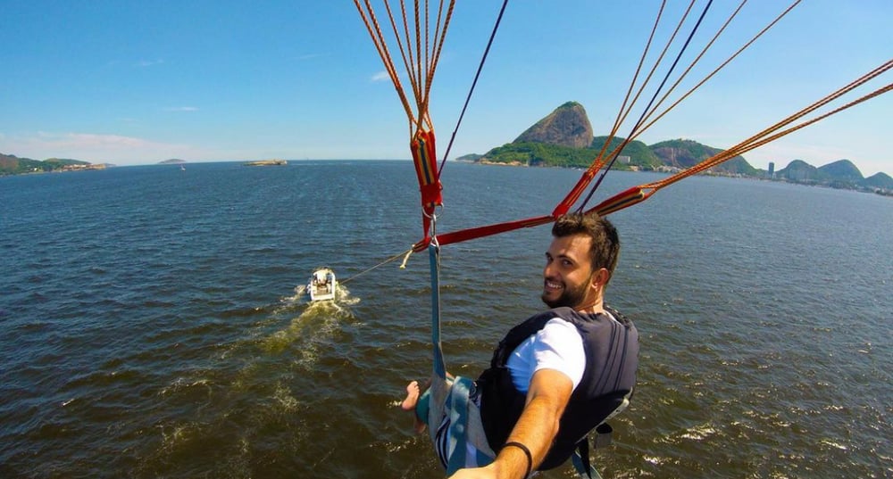 Voo de Parasail no Rio de Janeiro