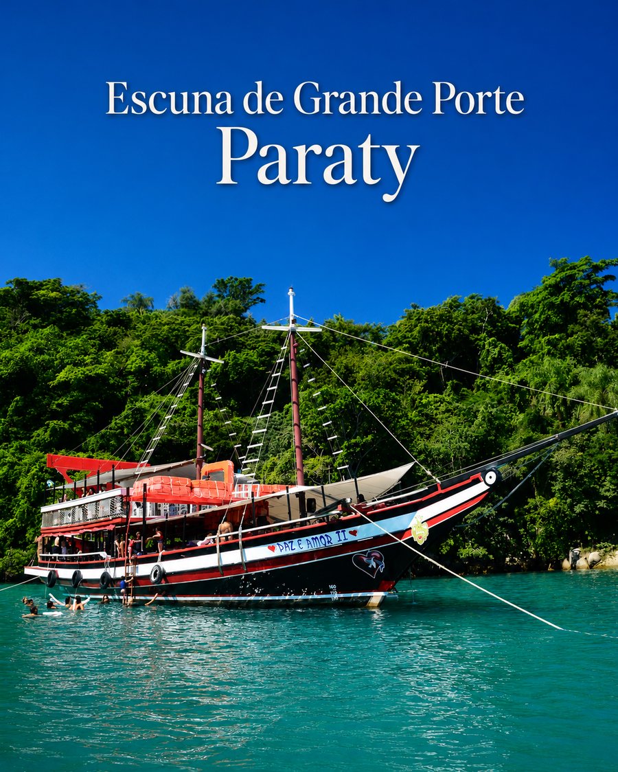 Escuna Grande porte em Paraty