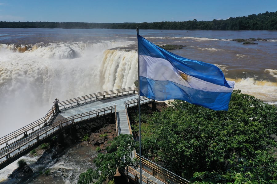 Vista das cataratas lado Argentino