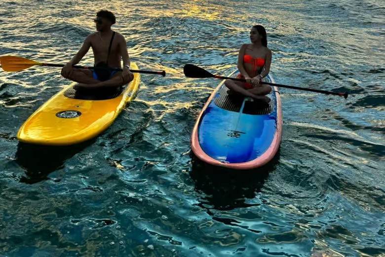 Stand-up paddle no Rio ao nascer do sol - foto 11