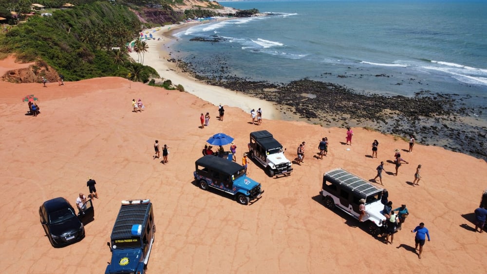 Tour de Jeep roteiro menor - até Sibaúma.