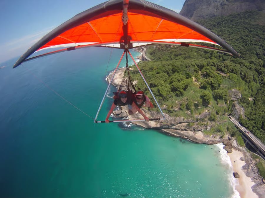Voo de asa delta no Rio de Janeiro com instrutor - foto 14