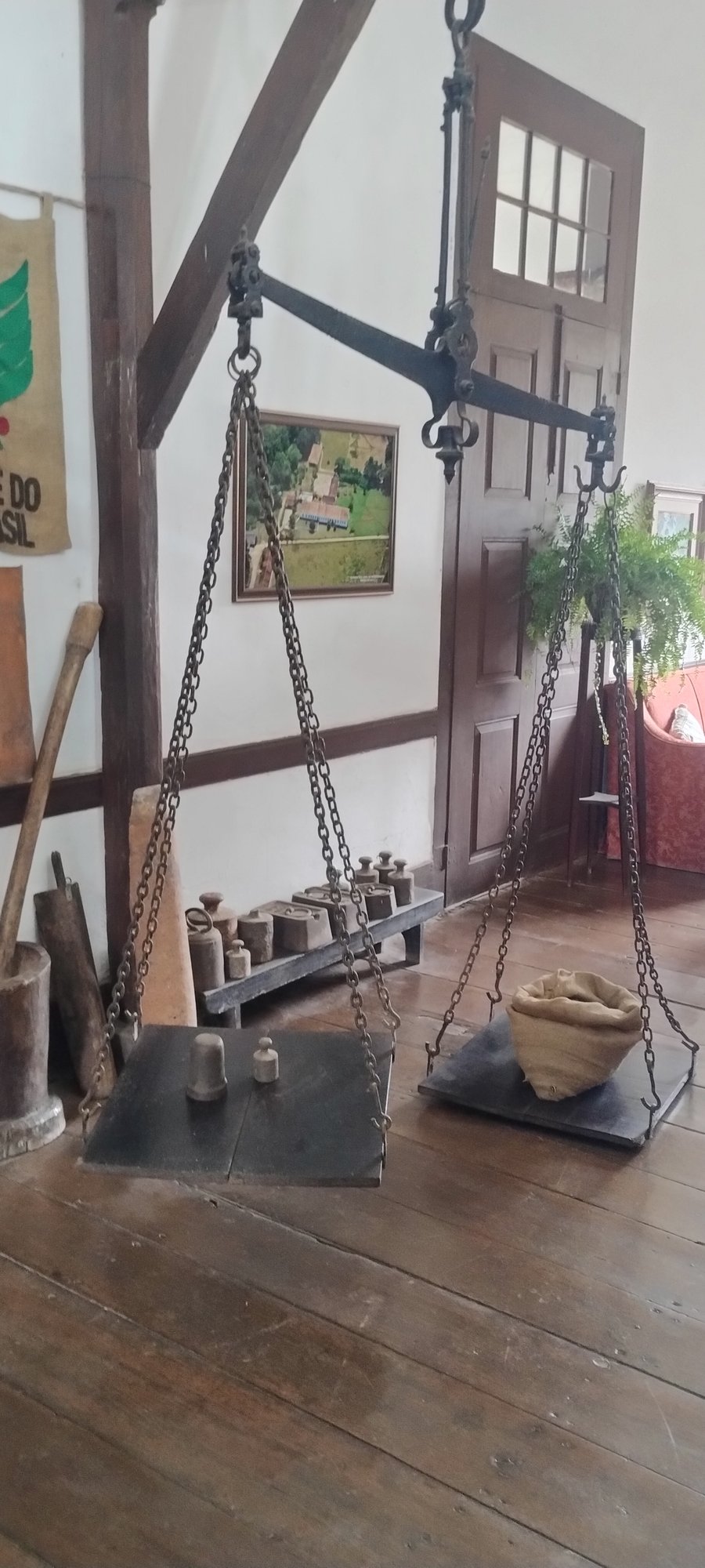 Fazenda São João da Prosperidade - Balança de pesagem de café