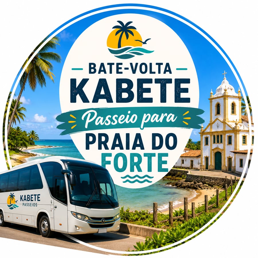 Bate-volta Praia do Forte
